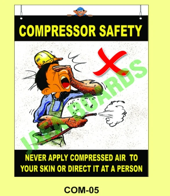 Compresser Safety Poster Chennai