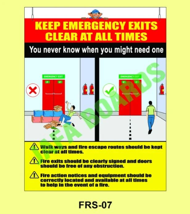 Fire prevention and control poster Chennai