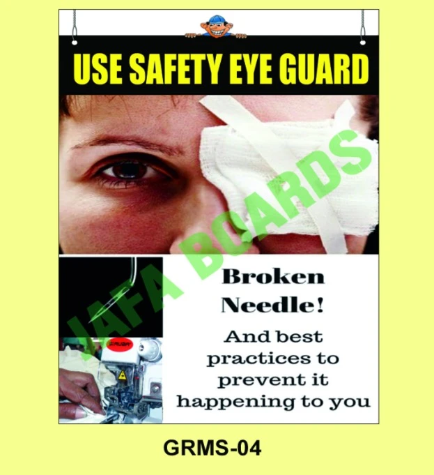 Garments machine safety instructions