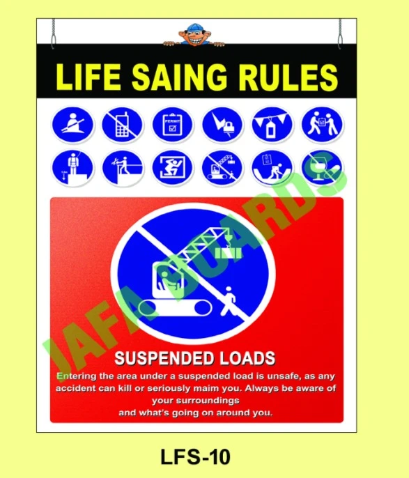 Life saving rules poster 10 – first aid