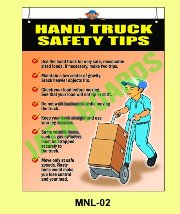 Manual Handling poster 2 – posture guidelines