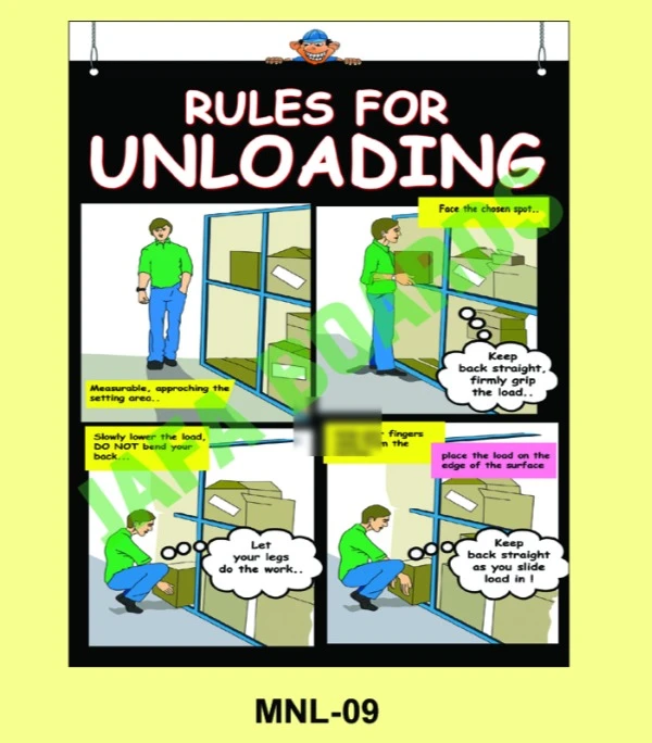 Manual Handling poster 9 – correct handling