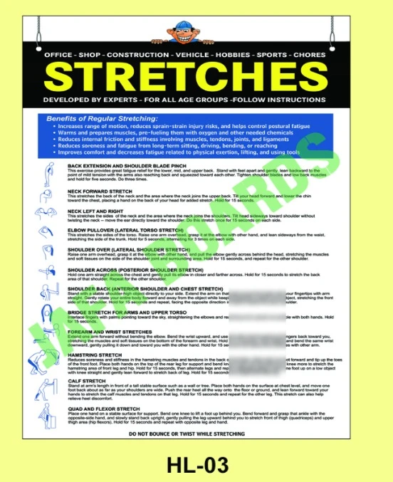 Occupational health and wellness poster