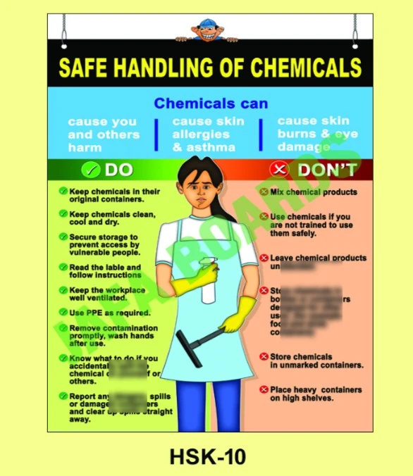 Housekeeping best practices safety poster