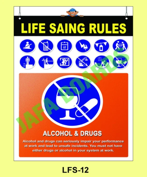 Life saving rules poster 12 – reporting hazards