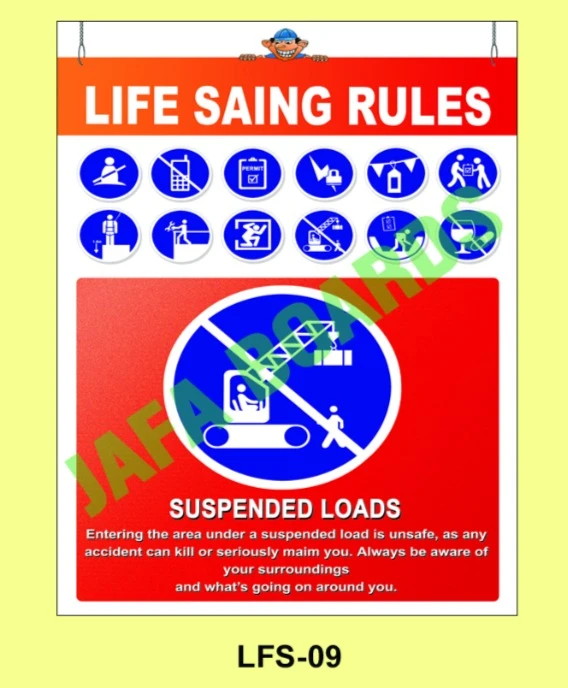 Life saving rules poster 9 – emergency exits